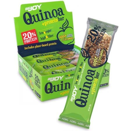 Bigjoy Quinoa Protein Bar ElmaTarçın g x